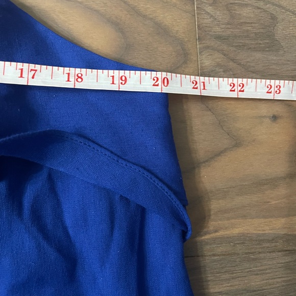 EUC XL Navy Blue Tank Blouse - Picture 4 of 5